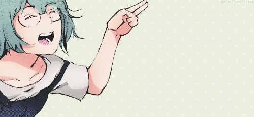 #东京食尸鬼# 漫画里的高槻泉，粉丝自上色。