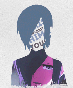 #东京食尸鬼# 东京食尸鬼部分人物角色卡。GIF图可做论坛签名，截图后也可做头像。