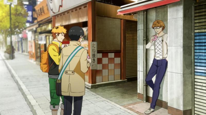 #东京食尸鬼# 动画第一季，第2集西尾学长、永近、金木，下课后一起回家，去买鲷鱼烧的地点，现实还原。