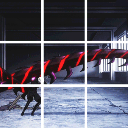 #东京食尸鬼# 一张酷炫的裸眼3D动图。