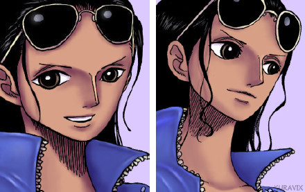 罗宾酱，从萝莉到女神，中间经历了世间的冷暖，孤独一人直到遇到草帽和伙伴们焕发新生，打开心扉。你能上船真是太好了！继续美下去