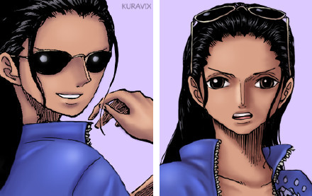 罗宾酱，从萝莉到女神，中间经历了世间的冷暖，孤独一人直到遇到草帽和伙伴们焕发新生，打开心扉。你能上船真是太好了！继续美下去