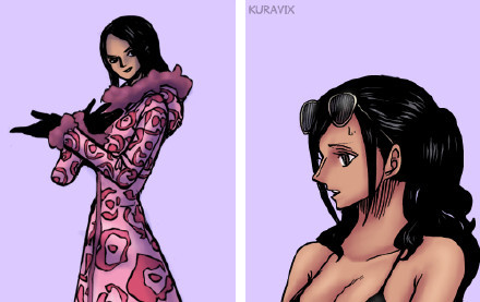 罗宾酱，从萝莉到女神，中间经历了世间的冷暖，孤独一人直到遇到草帽和伙伴们焕发新生，打开心扉。你能上船真是太好了！继续美下去