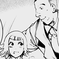 #东京食尸鬼# 铃屋什造和篠原大叔在漫画里面的几个感人瞬间。最后1P剧透+虐心，慎点！！