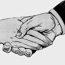 #东京食尸鬼# 铃屋什造和篠原大叔在漫画里面的几个感人瞬间。最后1P剧透+虐心，慎点！！