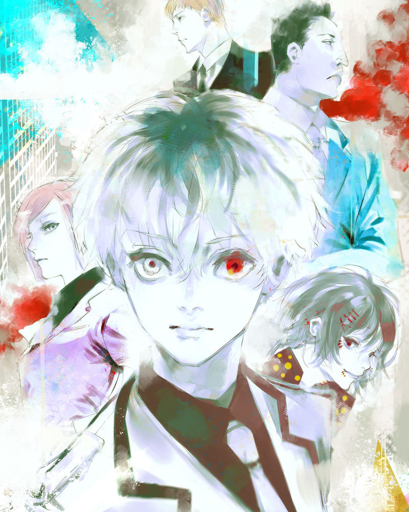 #东京食尸鬼# YJ12号表纸。RE漫画专属，无字幕，无其他信息。