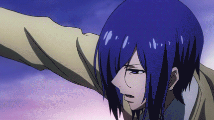 #东京食尸鬼# 动画第二季，第7集，董香和金木在天桥上谈话的动画、漫画对比图。