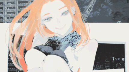 #东京食尸鬼# 动画第二季，第8集结尾ED图的动态图三张。