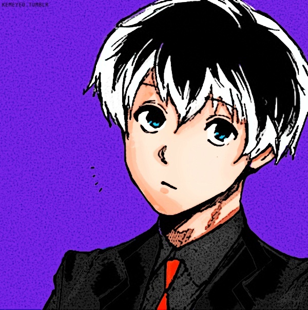 #东京食尸鬼# RE漫画的佐佐木头像，粉丝自上色。tum:kemeyeo