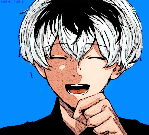 #东京食尸鬼# RE漫画的佐佐木头像，粉丝自上色。tum:kemeyeo