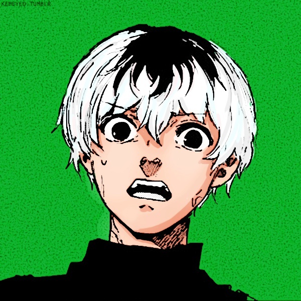 #东京食尸鬼# RE漫画的佐佐木头像，粉丝自上色。tum:kemeyeo