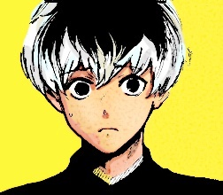 #东京食尸鬼# RE漫画的佐佐木头像，粉丝自上色。tum:kemeyeo