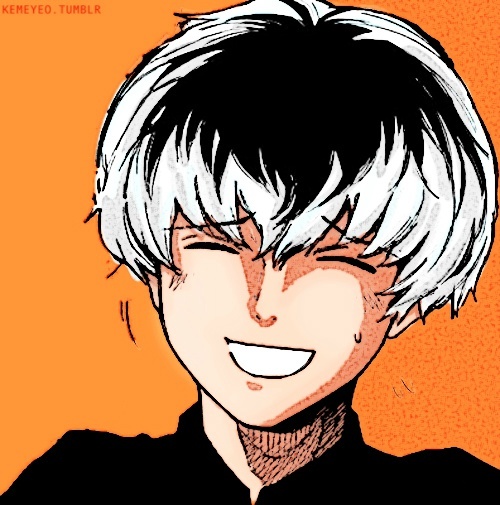 #东京食尸鬼# RE漫画的佐佐木头像，粉丝自上色。tum:kemeyeo