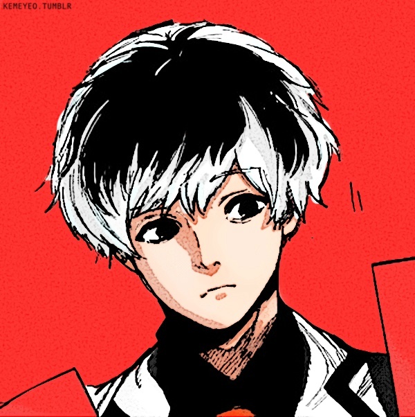 #东京食尸鬼# RE漫画的佐佐木头像，粉丝自上色。tum:kemeyeo