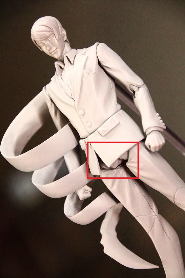 #东京食尸鬼# 月山习这款手办是超像可动公司出品的。顾名思义：超级想，可以动。预计今年秋天发售，暂时只有模型抢先图。可动不假，但是某些地方哪里像了？哪里像了？？原谅我那奇怪的关注点。。。