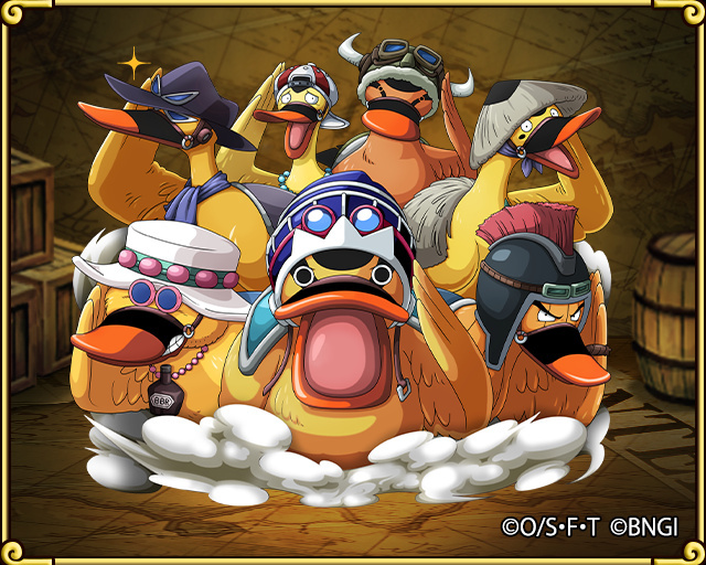 【海贼王】One Piece Treasure Cruise角色图鉴更新之超卡鲁鸭部队。