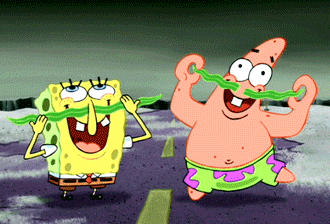 两个又萌又二的家伙～～酱紫的友谊棒棒哒～～