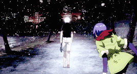 #东京食尸鬼# 感谢我不可以 住进你的眼睛 所以才能 拥抱你的背影