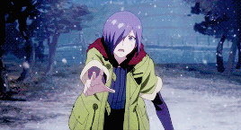 #东京食尸鬼# 感谢我不可以 住进你的眼睛 所以才能 拥抱你的背影