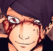 #东京食尸鬼# 月山习漫画人设截图，粉丝自上色。头像尺寸。tum:murasexual