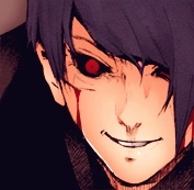 #东京食尸鬼# 月山习漫画人设截图，粉丝自上色。头像尺寸。tum:murasexual