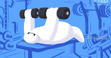 萌萌的大白爱上了健身之后。。。。。