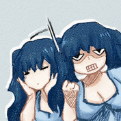 #东京食尸鬼# 米林才子漫画截图。粉丝自上色，头像尺寸。小才子也是颜艺帝啊！这里面就有几张图可以拿去做表情包，妥妥的！！