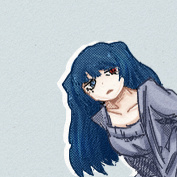 #东京食尸鬼# 米林才子漫画截图。粉丝自上色，头像尺寸。小才子也是颜艺帝啊！这里面就有几张图可以拿去做表情包，妥妥的！！