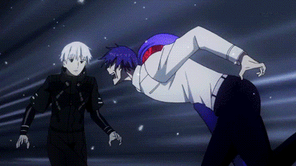 #东京食尸鬼# 第9集，月山天台阻止金木的动画、漫画对比图。我已经不想再当那个...无力的自己...