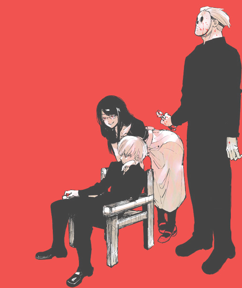 #东京食尸鬼# 今天是壁虎的生日，虽然大家可能不是很喜欢他，不过好歹也是作者创造的角色嘛。还是要对他说一声：生日快乐！！