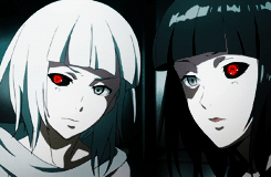 #东京食尸鬼# 有多少动画党到现在其实也不知道小黑小白是出来干嘛的？举个爪。。