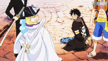 【动态图】请用形容下你们心目中的卷心菜！[偷乐]#海贼王#