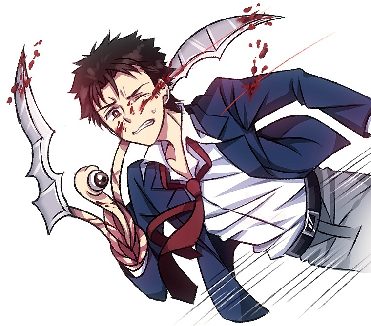 #寄生兽#泉新一 画师：momofukki