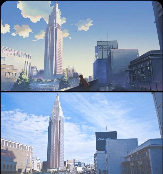 秒速5厘米 #二次元三次元# 新海诚画面狂魔[哈哈]