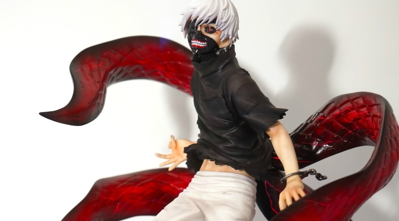 #东京食尸鬼# AJ2015现场展览的金木手办。制造商：株式会社 寿屋，尺寸：225mm，价格、发售日还未定。