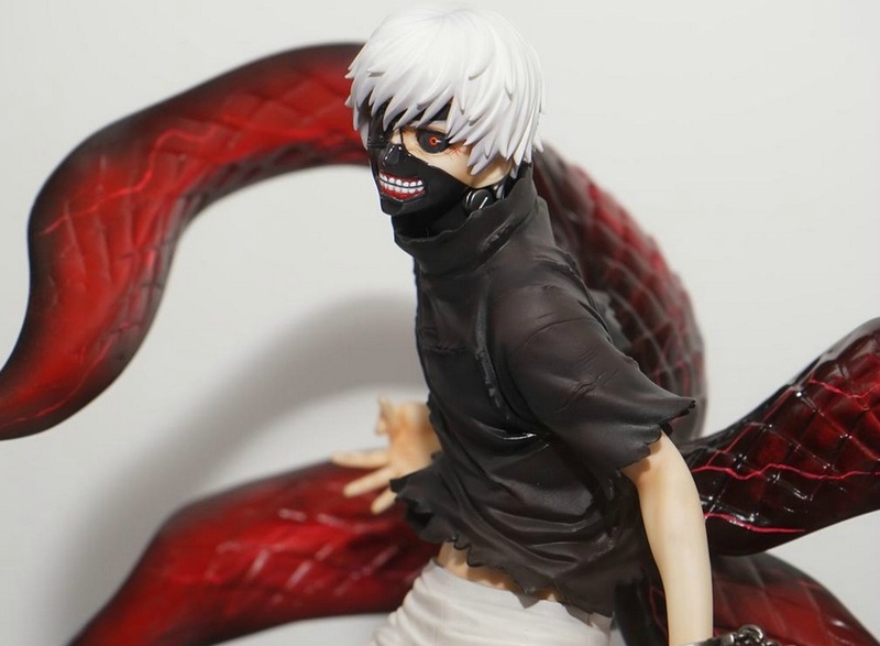 #东京食尸鬼# AJ2015现场展览的金木手办。制造商：株式会社 寿屋，尺寸：225mm，价格、发售日还未定。