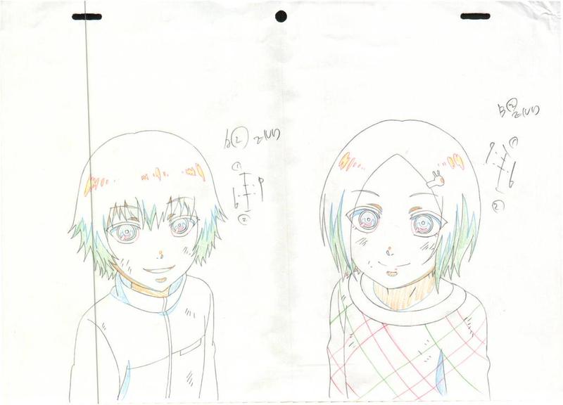 #东京食尸鬼# 第一季动画原画公开。小时候的姐弟俩对这个世界还是充满期待的。直到爸爸被抓的那一刻，两个人的生活发生了天翻地覆的变化。