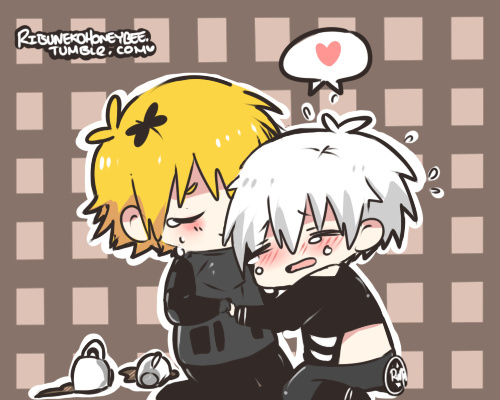 #东京食尸鬼# 我好想你 好想你 却不露痕迹 画师：ritsunekohoneybee