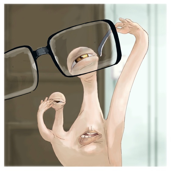 #寄生兽#小右X泉新一 pixiv：49443251