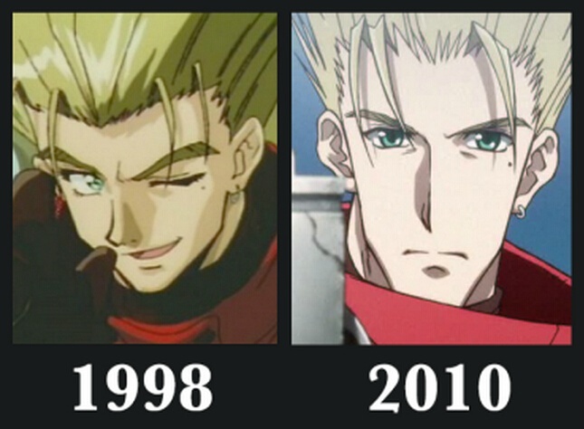 画风对比,果然是时代在进步，但是越长大越难看，越难看越孤单  [思考]