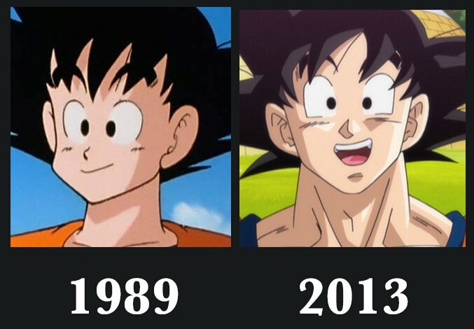 画风对比,果然是时代在进步，但是越长大越难看，越难看越孤单  [思考]