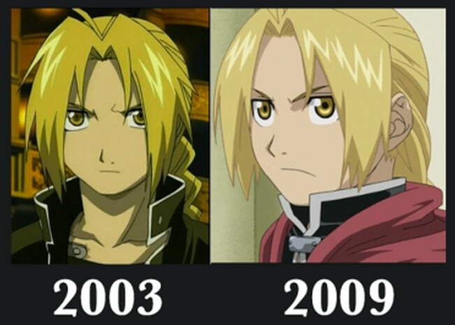 画风对比,果然是时代在进步，但是越长大越难看，越难看越孤单  [思考]