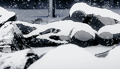 #东京食尸鬼# 大雪求你别抹去 我们在一起的痕迹