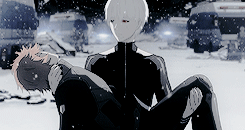 #东京食尸鬼# 大雪求你别抹去 我们在一起的痕迹