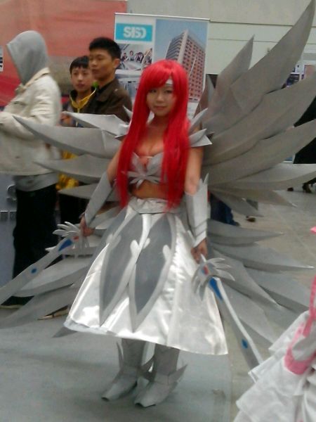 #妖精的尾巴#妖精的尾巴COS，啊！我的艾露莎。。。大家觉得像吗！？