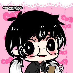 #东京食尸鬼# 四个版本的金木性转Q版。头像尺寸。这位画师的画风真是萌死人不偿命呐！！画师：ritsunekohoneybee