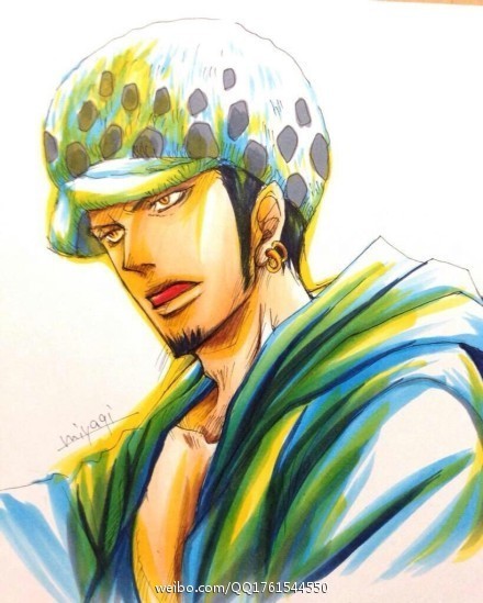 海贼王手绘大片欣赏！推主：mygblackline