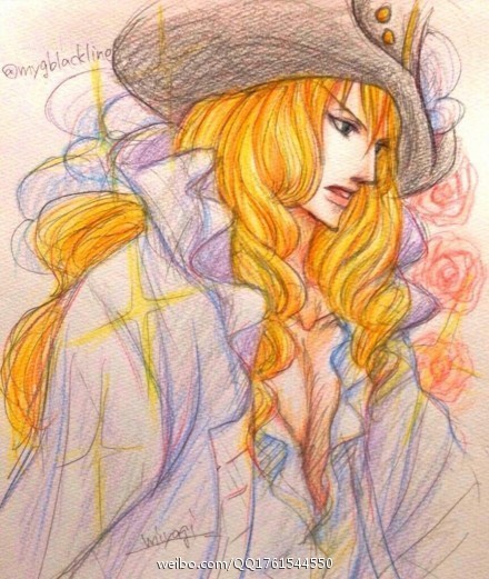 海贼王手绘大片欣赏！推主：mygblackline