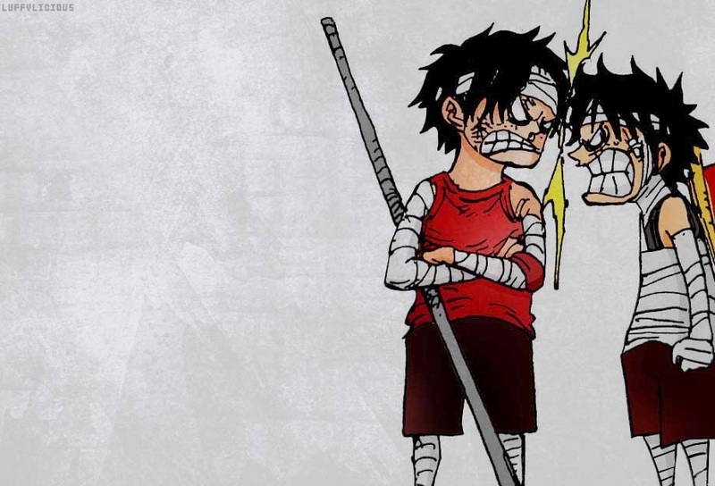 爱哭，调皮，又笨又白痴，还是个跟屁虫，有个半调子的弟弟做哥哥的总是格外担心呢！