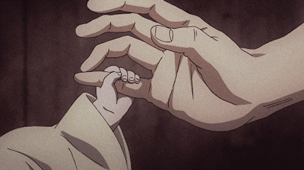 #东京食尸鬼# 有多少人注意到了图2眼睛的变化？拿着刀我无法抱着你，放下刀我无法保护你。[痛哭]